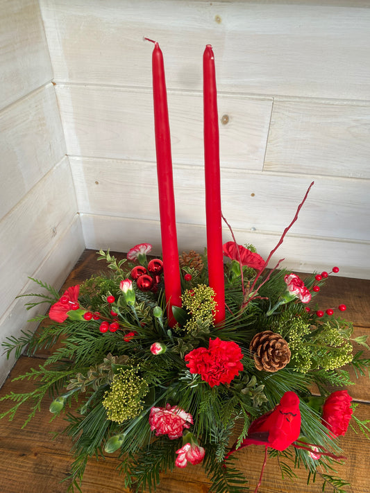 Cardinal Centerpiece