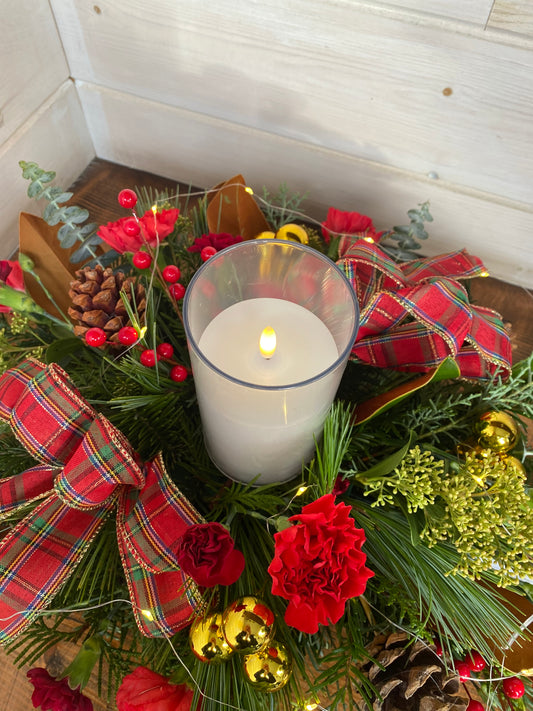 LED Candle Centerpiece