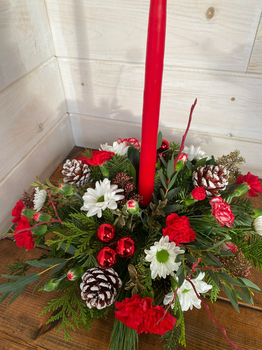 Single Candle Centerpiece