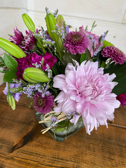 Purple Cube Arrangement