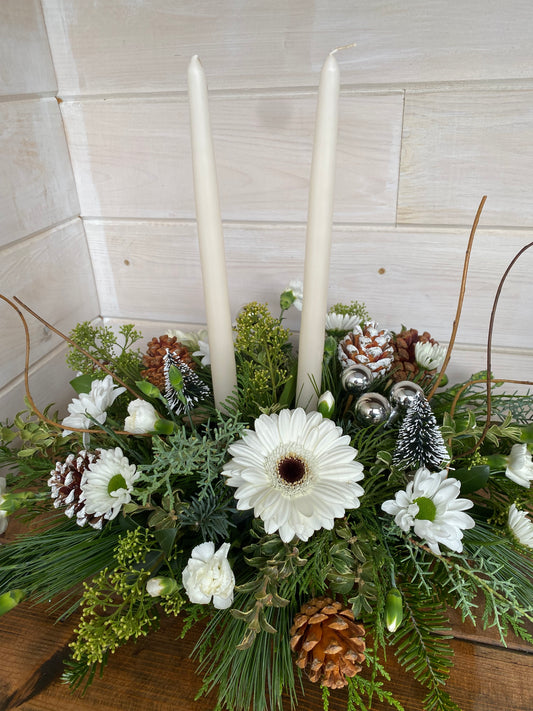 Double Candle Centerpiece