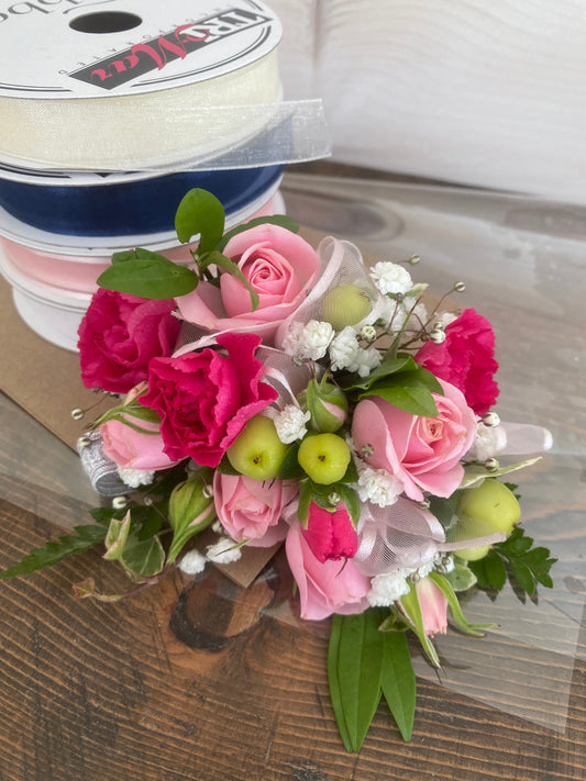 Corsage Pink Tones