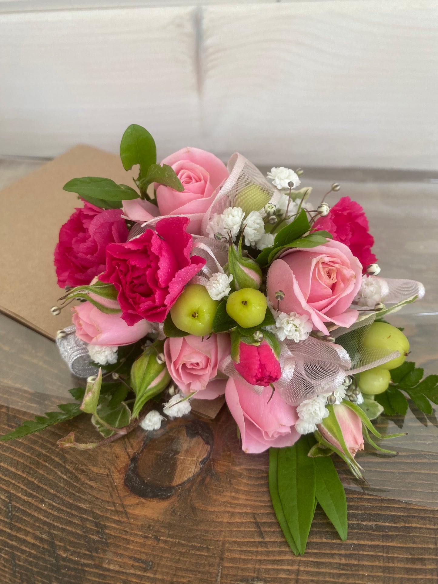 Corsage Pink Tones