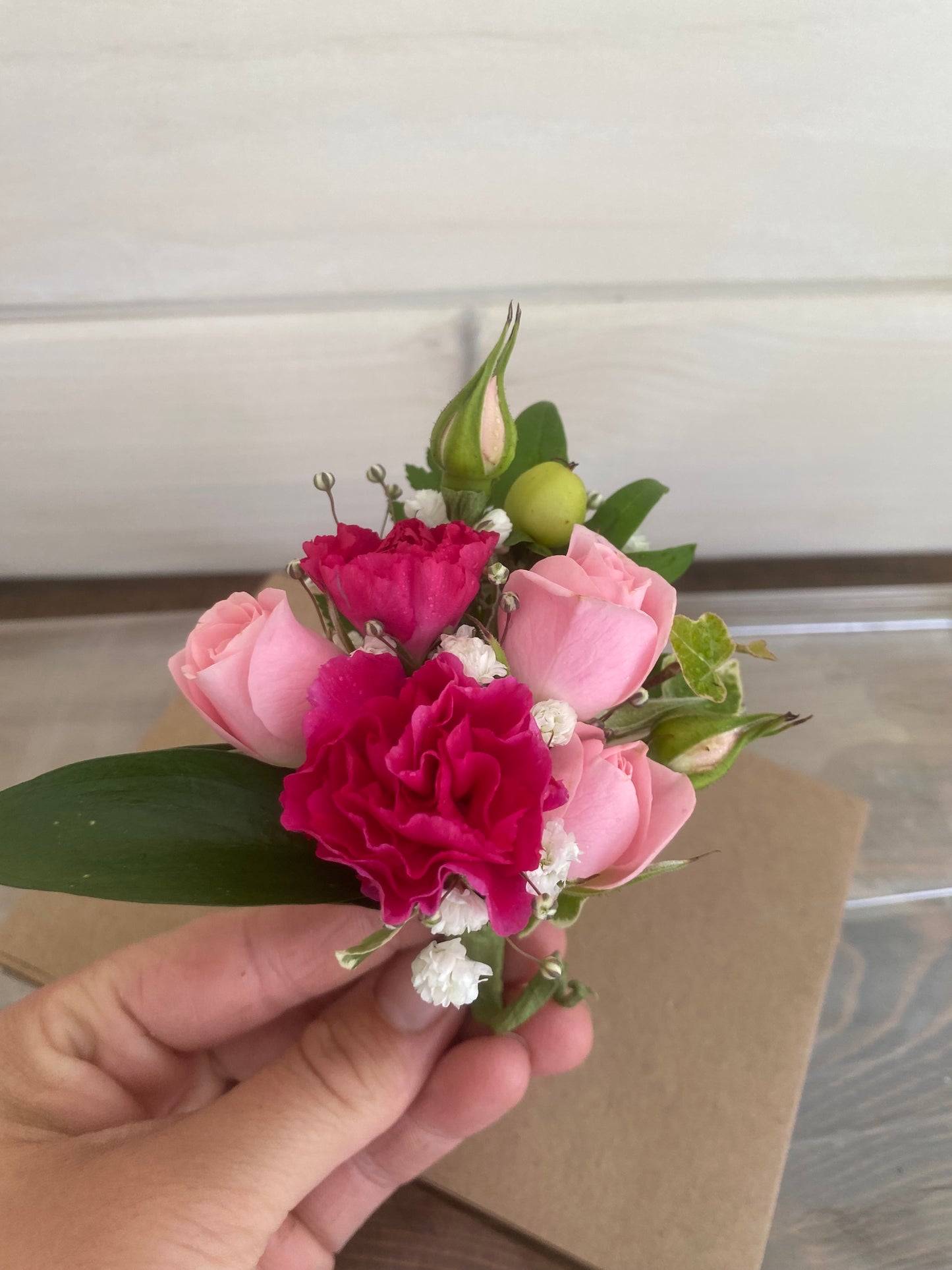 Corsage Pink Tones